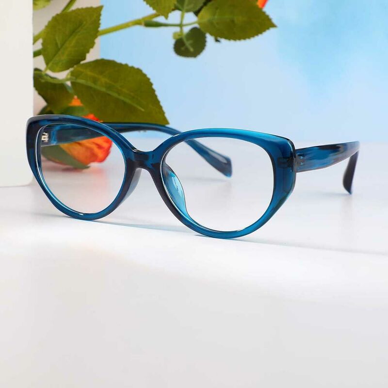 Gafas Graduadas Cat Eye Azules Joan