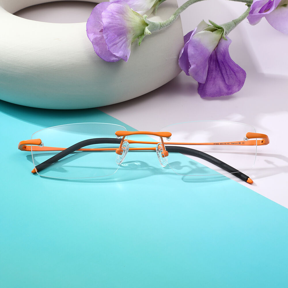 Occhiali da Vista Dorothy Rettangolare Arancione