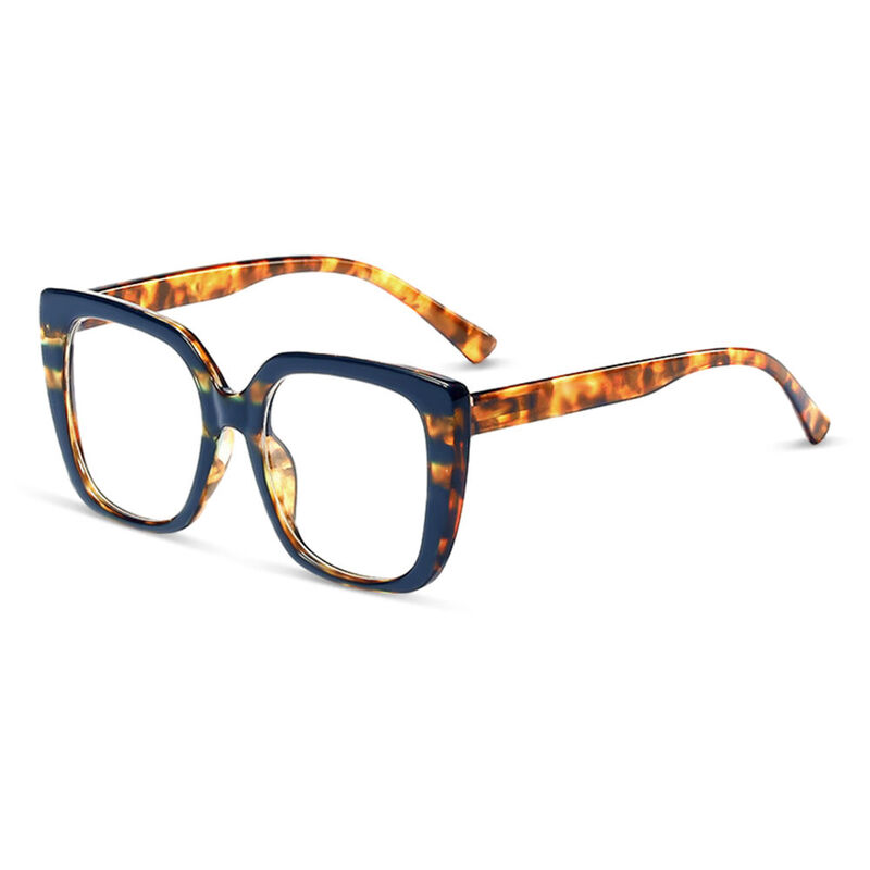 Wanda Cat-Eye Blue Glasses