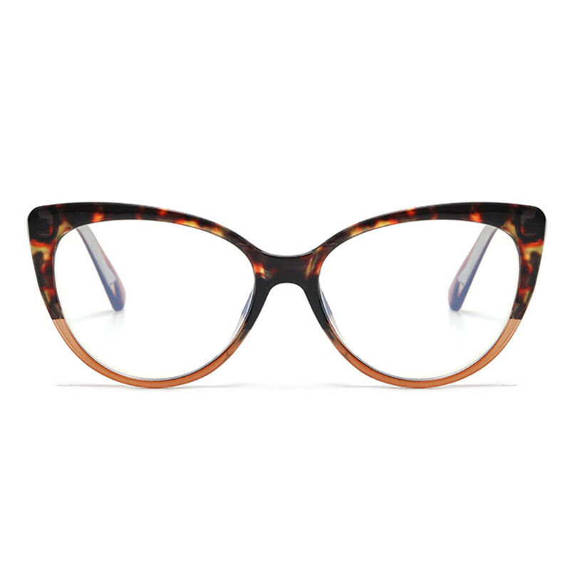 Feli Cat Eye Brown Glasses