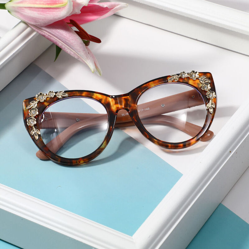 Earu Cat Eye Tortoise Glasses