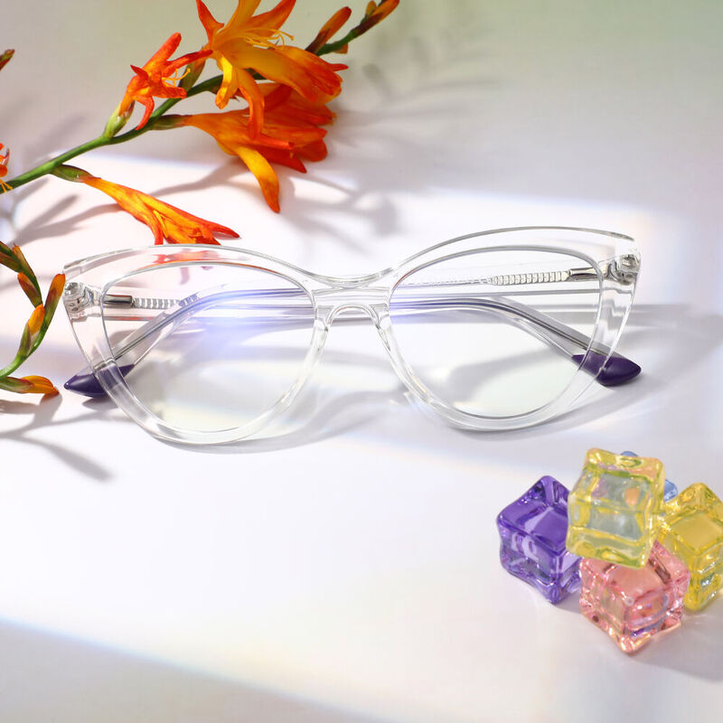 Dillon Cat Eye Graue Brille
