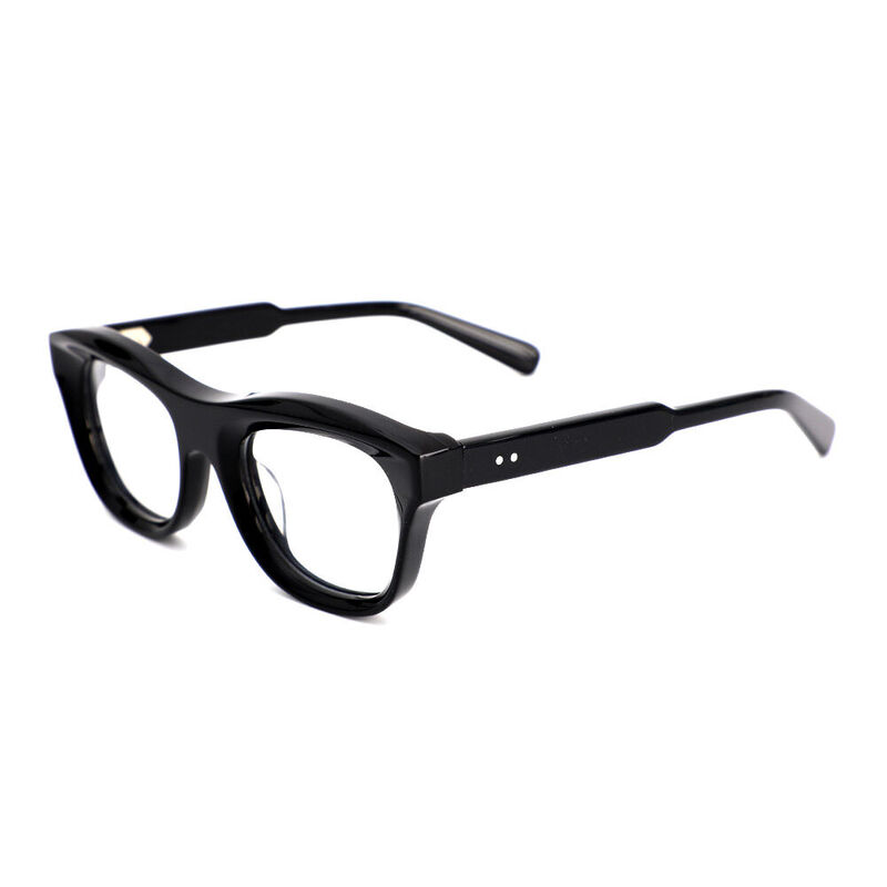 Raleign Square Black Glasses