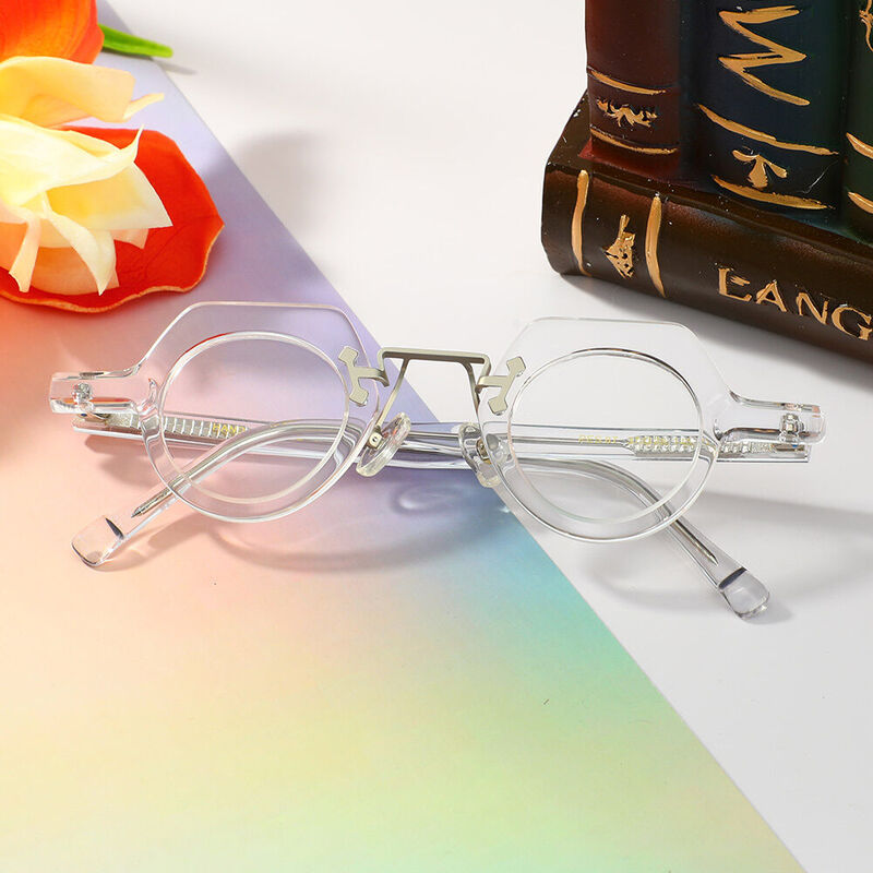 Rhodes Round Clear Glasses
