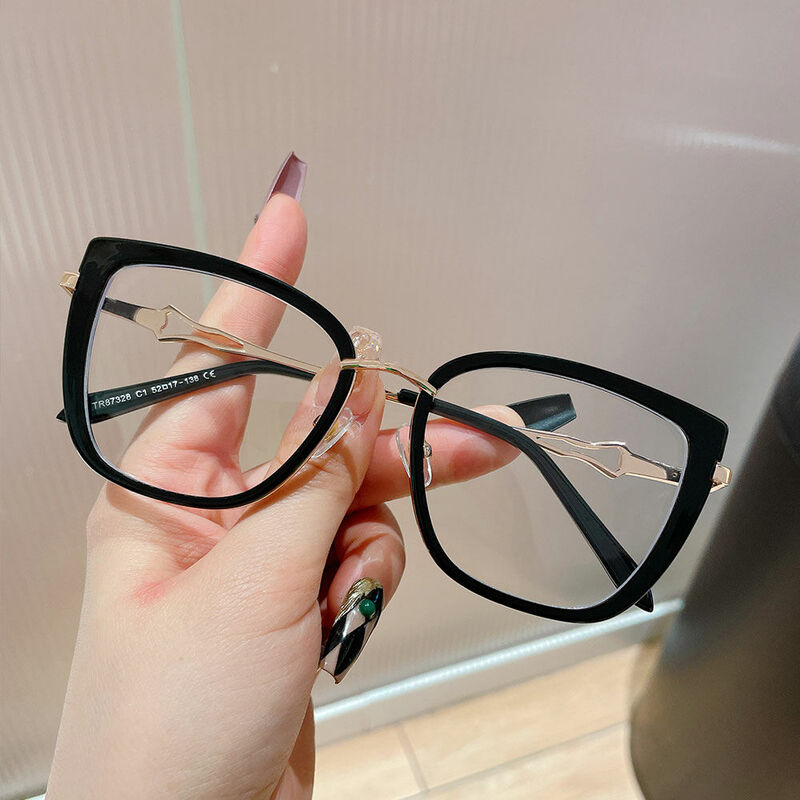 Henry Cat Eye Black Glasses