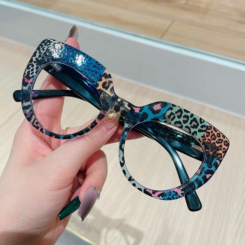 Occhiali da Vista Clyde Cat Eye Leopardo
