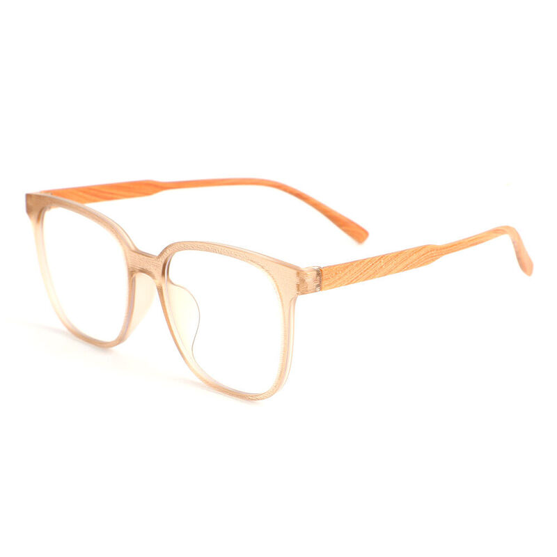 Candice Quadratische Champagne Brille