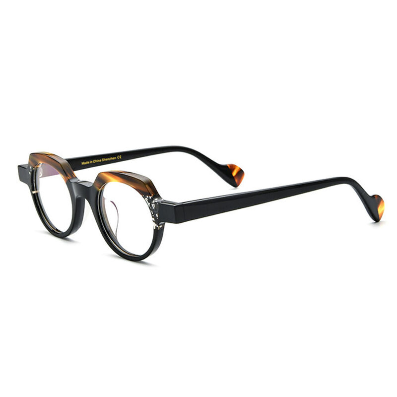 Booker Oval Black Glasses