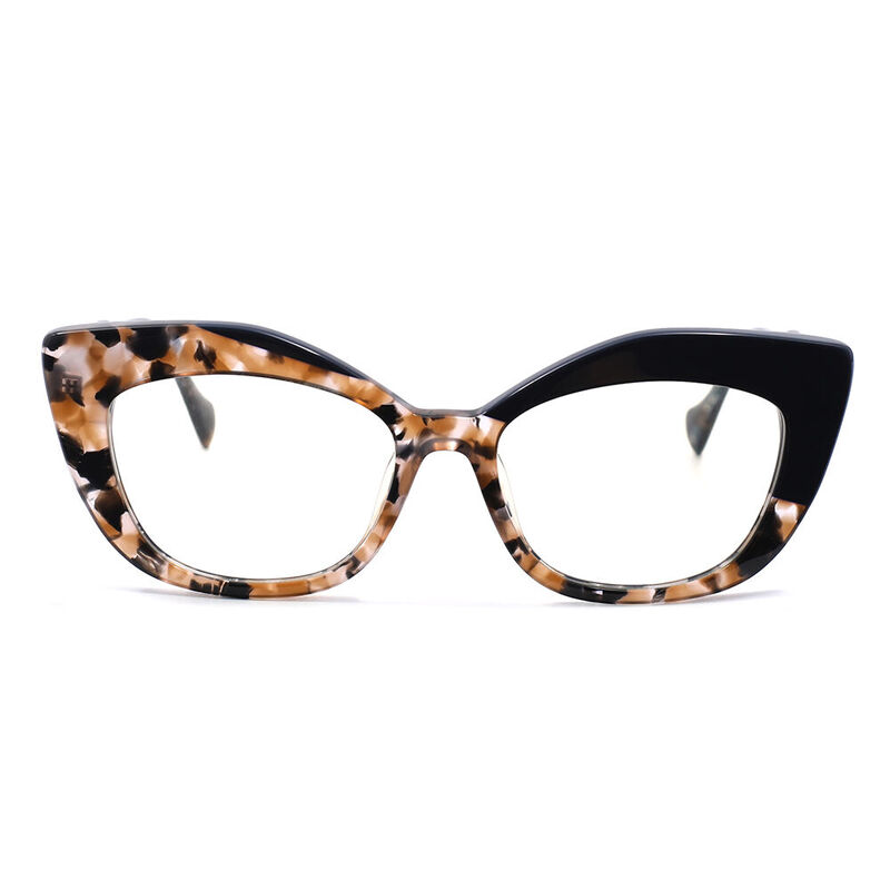 Caswell Cat Eye Black Tortoise Glasses