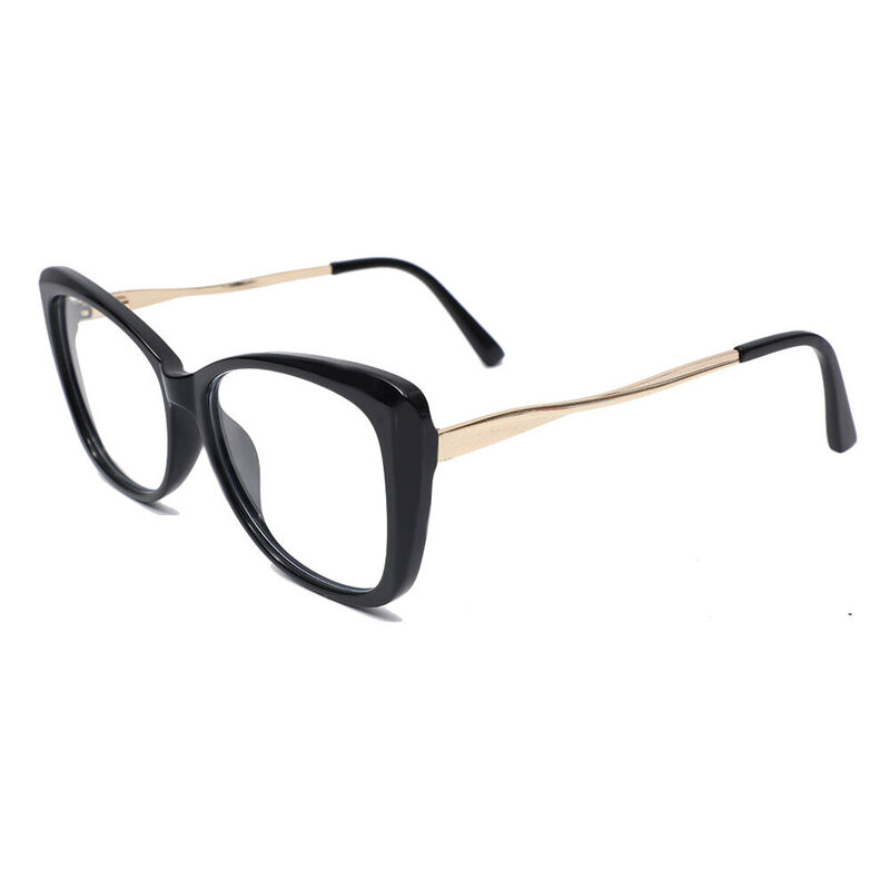 Josepa Cat Eye Black Glasses