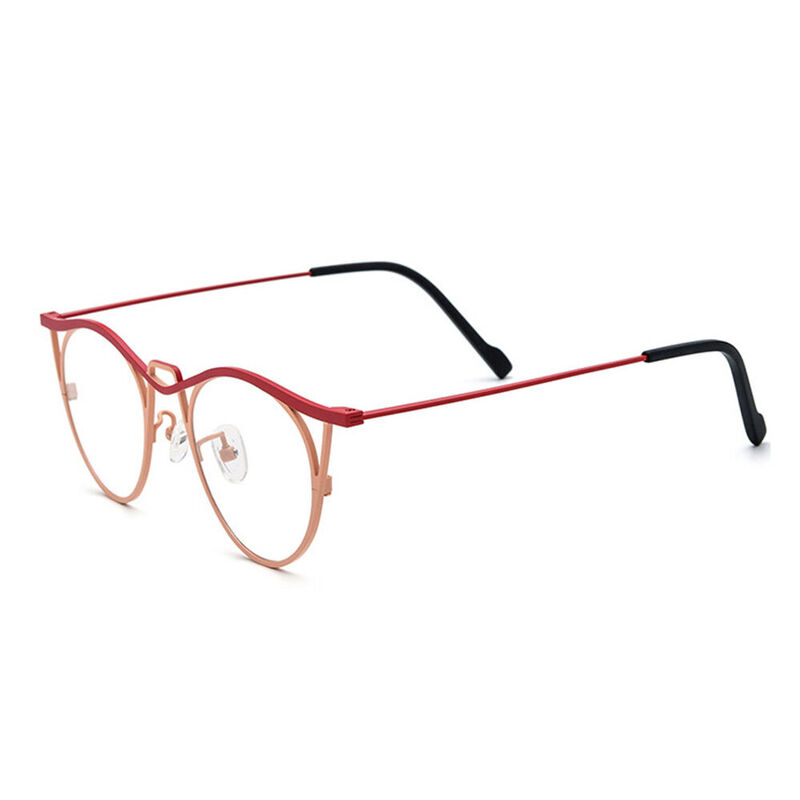 Felton Cat Eye Orange Glasses