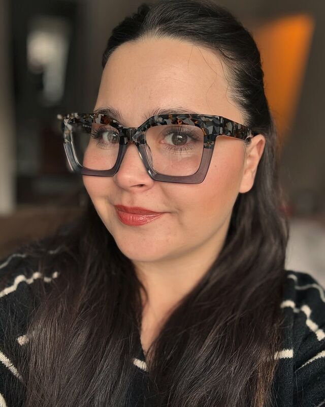 Stewa Square Gray Glasses