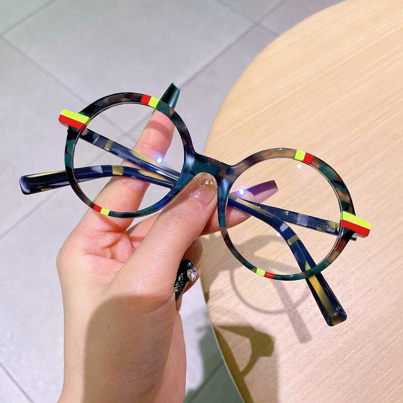 Wordswort Round Tortoise Glasses