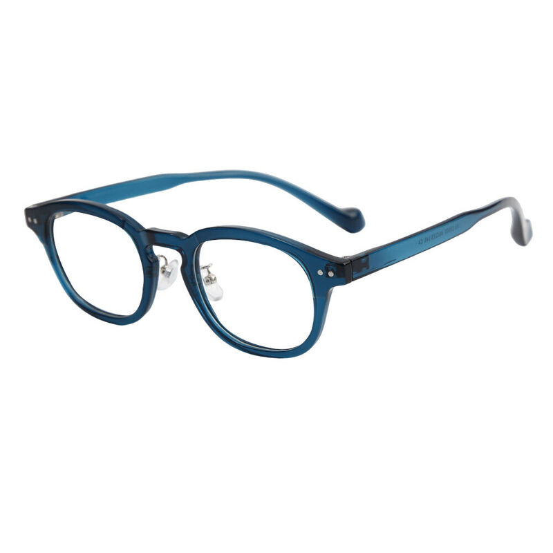 Stan Quadratische Blaue Brille