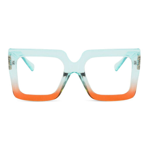 Quie Square Blue Glasses - Aoolia.com