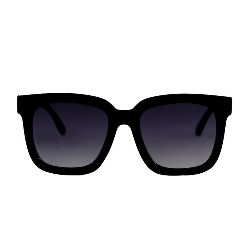Abigail Square Black Sunglasses