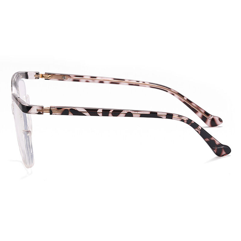 Moni Square Leopard Glasses