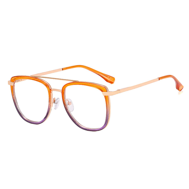 Barnett Aviator Orange Purple Glasses