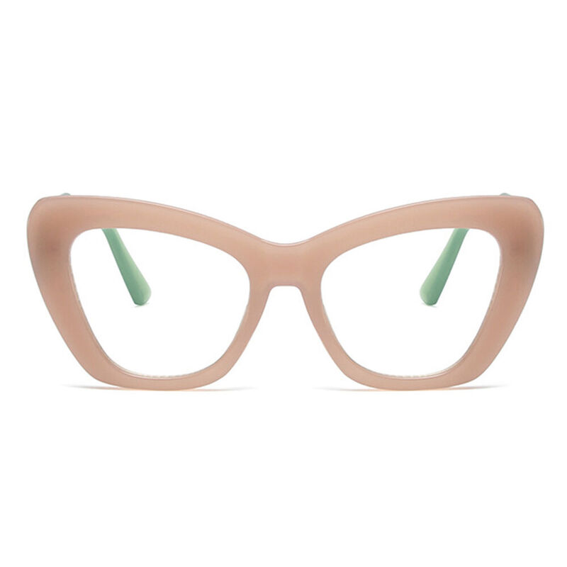 Isaac Cat Eye Pink Glasses