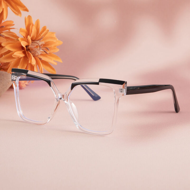 Gloria Cat Eye Clear Glasses