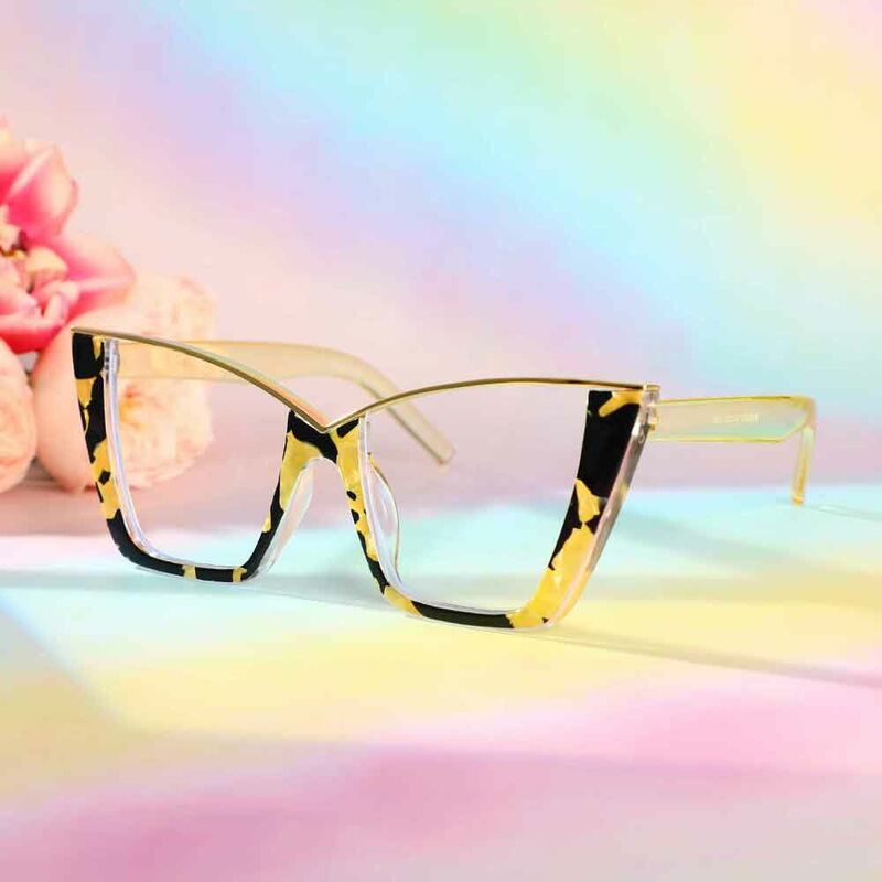 Oswald Cat Eye Black Glasses