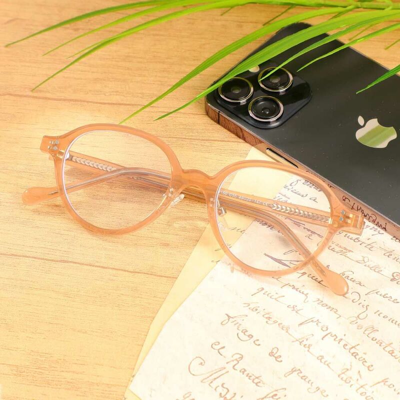 Nicholas Ovale Champagne Brille