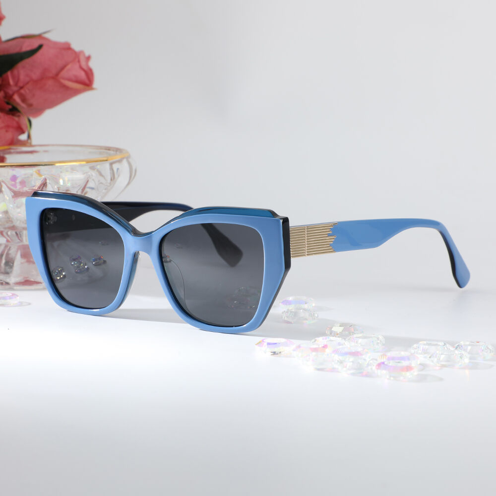 Phoenix Cat Eye Blue Sunglasses