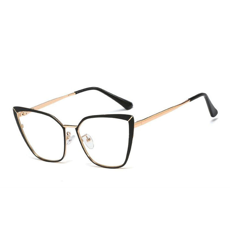 Scotto Cat Eye Black Glasses