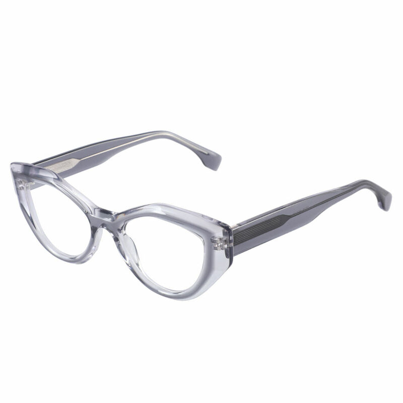 Louisa Cat Eye Gray Glasses