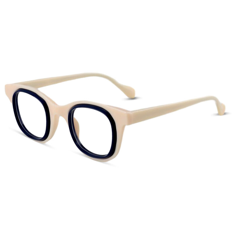 Weehan Square Beige Glasses