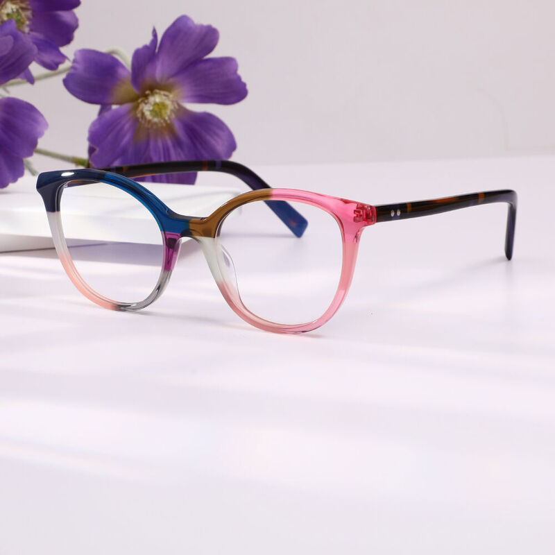 Elice Cat Eye Pink Glasses