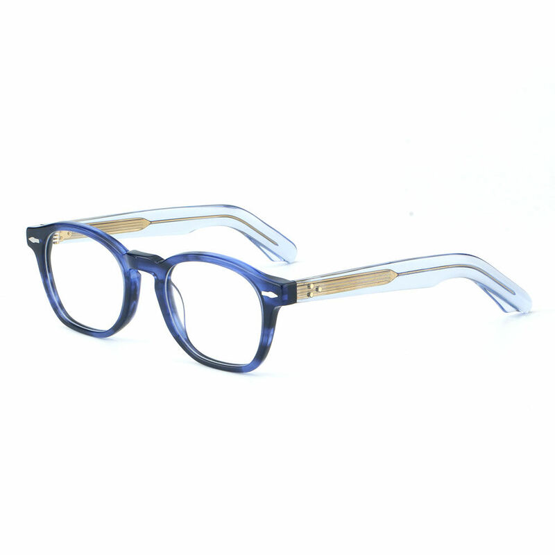 Raym Square Blue Glasses