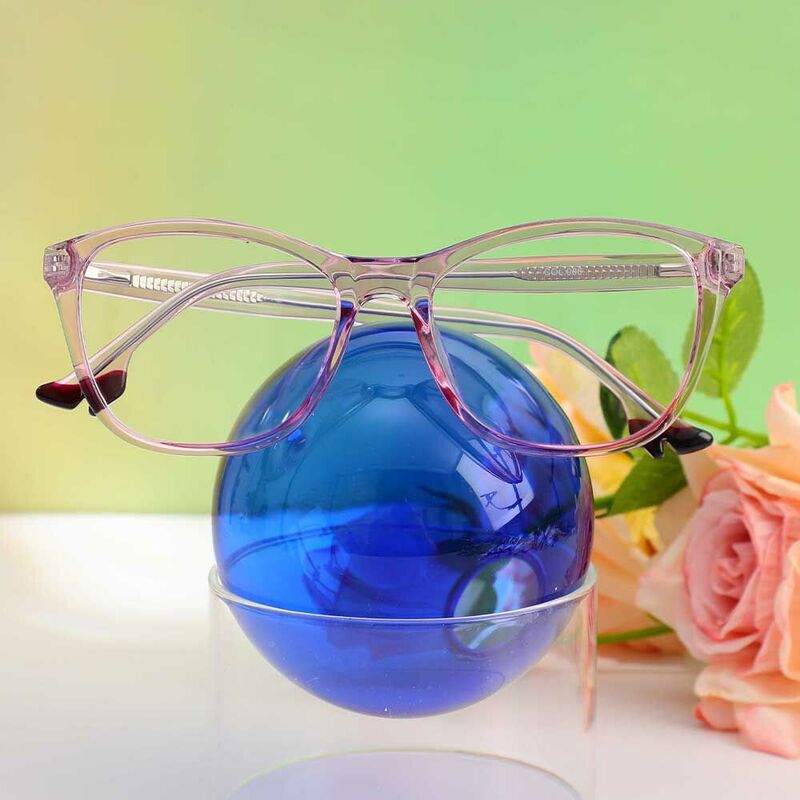 Evelyn Cat Eye Rosa Brille