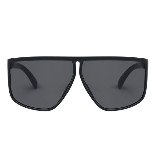Billie Aviator Geometric Black Sunglasses