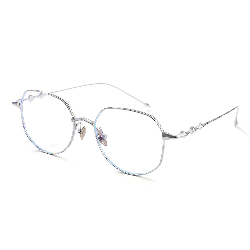 Occhiali da Vista Darlene Poligono Argenteo