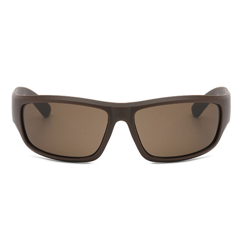 Town Oval Brown Sunglasses