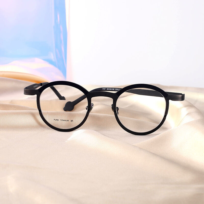 Capsule Round Grey Glasses