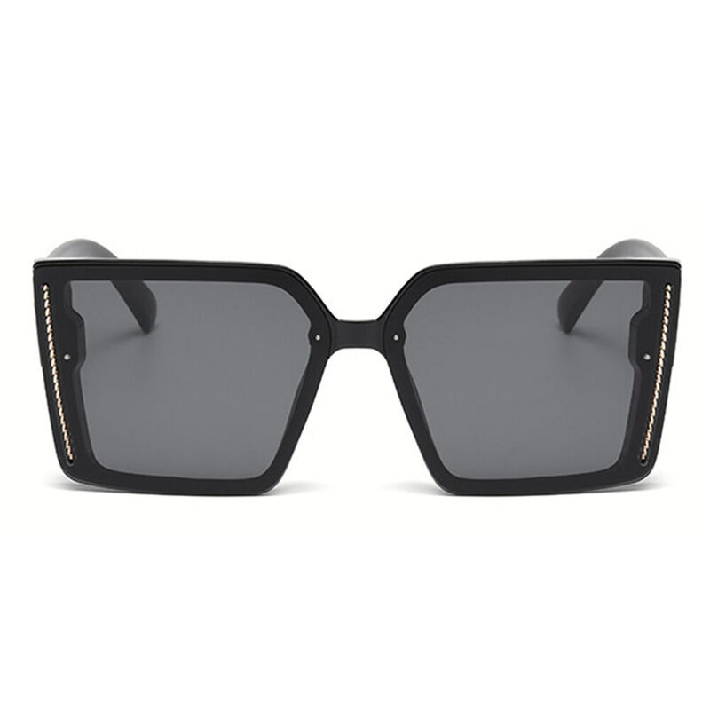 Rebecca Geometric Black Sunglasses