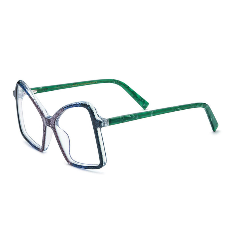 Banchs Cat Eye Green Glasses