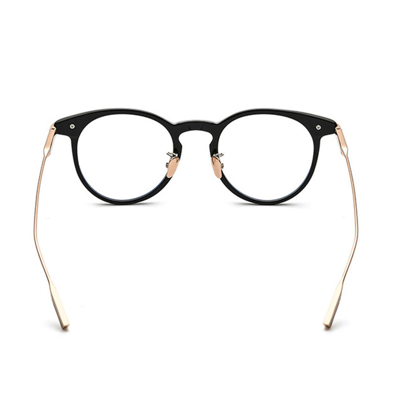 Sydnor Round Black Glasses