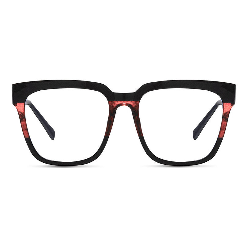 Romeo Square Black Glasses