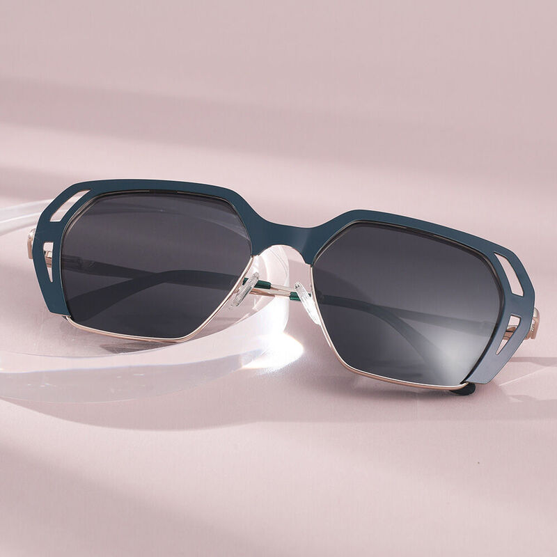 Transform Gafas de Sol Verdes Geométricas
