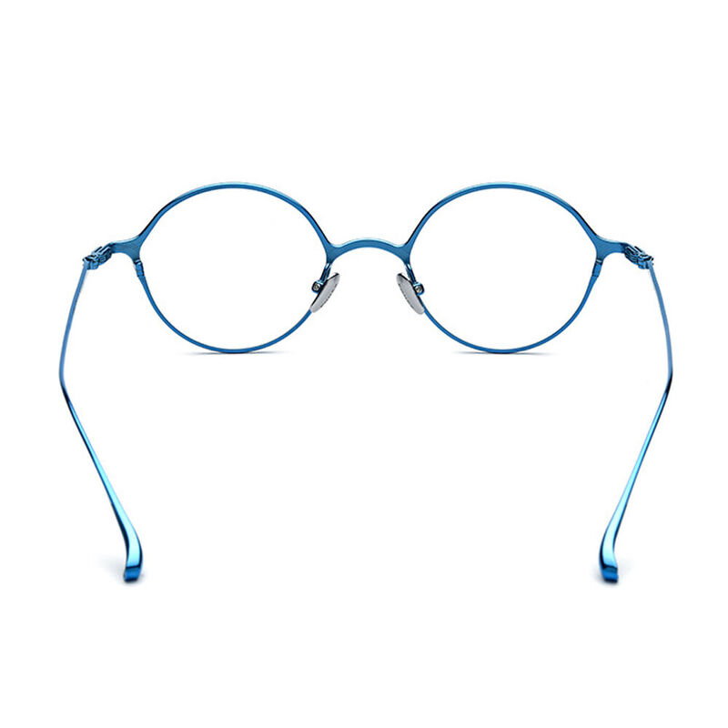Alsie Round Blue Glasses