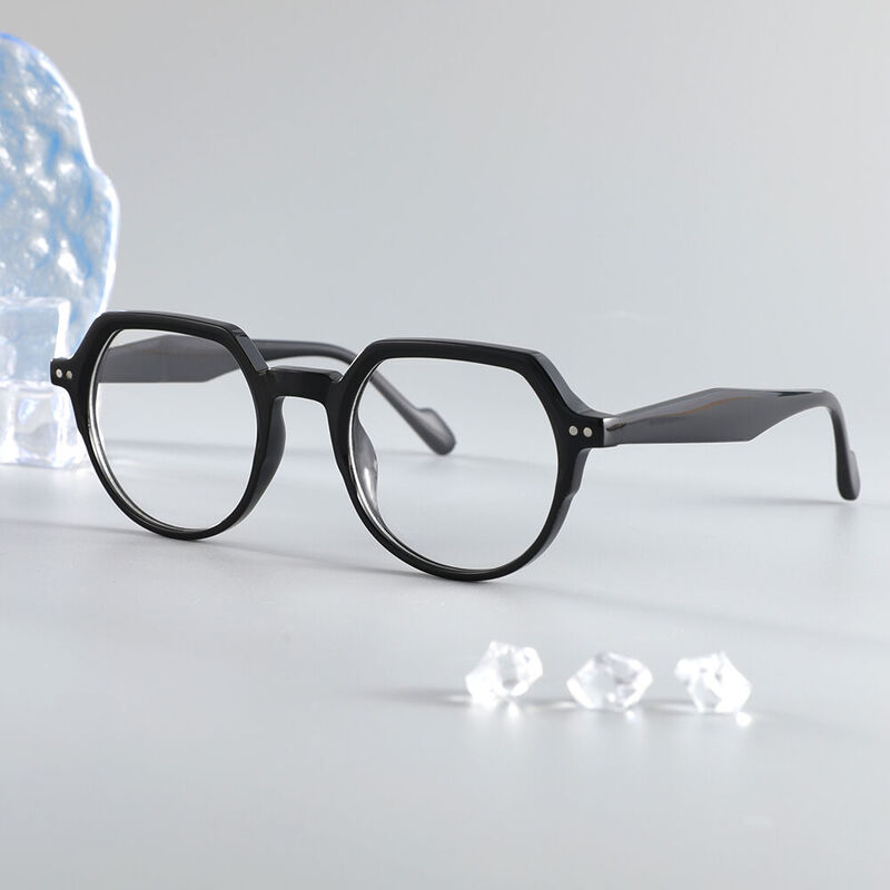 Lunettes de Vue Cloleen Ronde Noir