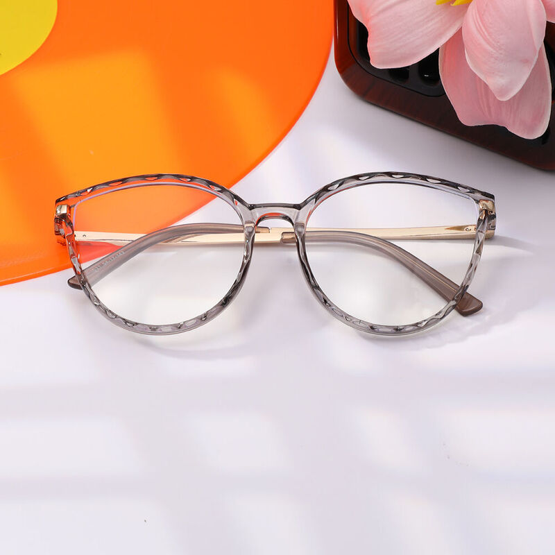 Sabr Round Gray Glasses