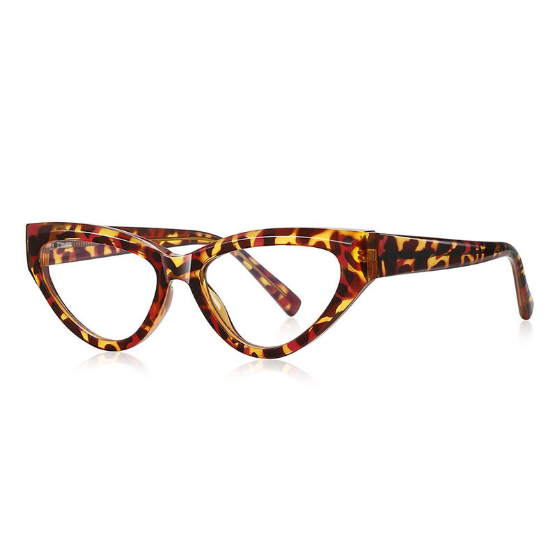 Buckle Cat Eye Schildkröte Brille