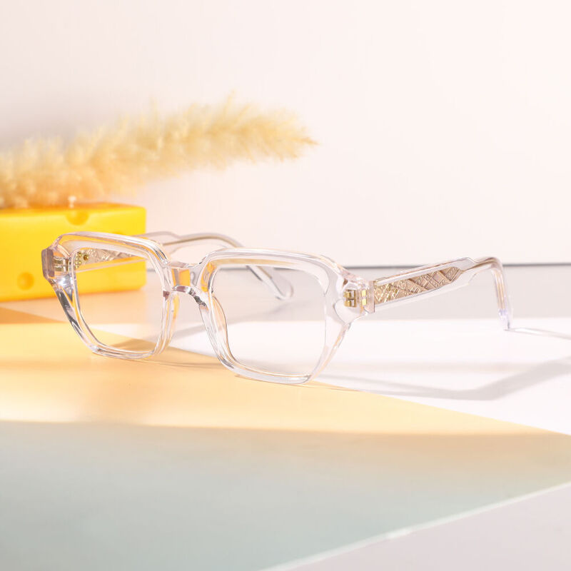 Eudor Square Clear Glasses