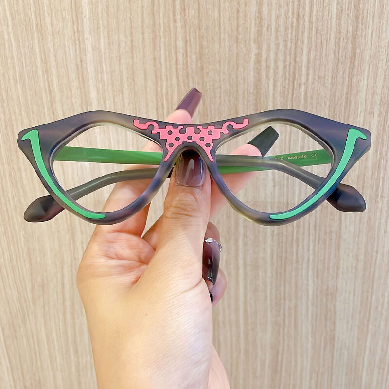 Occhiali da Vista Clapham Cat Eye Viola