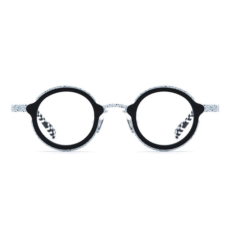 DuBois Square Black White Glasses