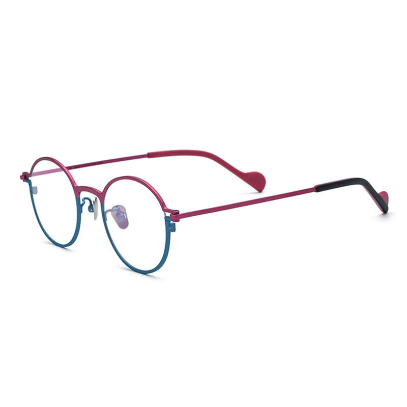 Cook Runde Lila Brille